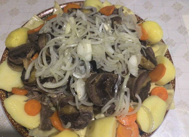Бешбармак из конины